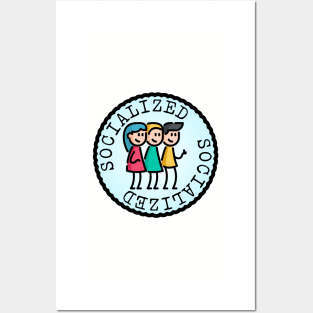 Socialized (Adulting Merit Badge) Posters and Art